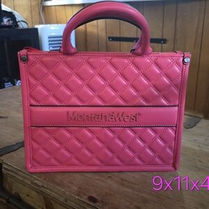 Montana West Pink Quilted Women's Bag